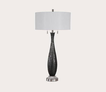 Jothan Frosted Black Table Lamp by Uttermost