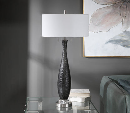 Jothan Frosted Black Table Lamp by Uttermost