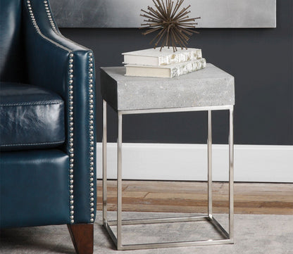 Jude Concrete Accent Table by Uttermost