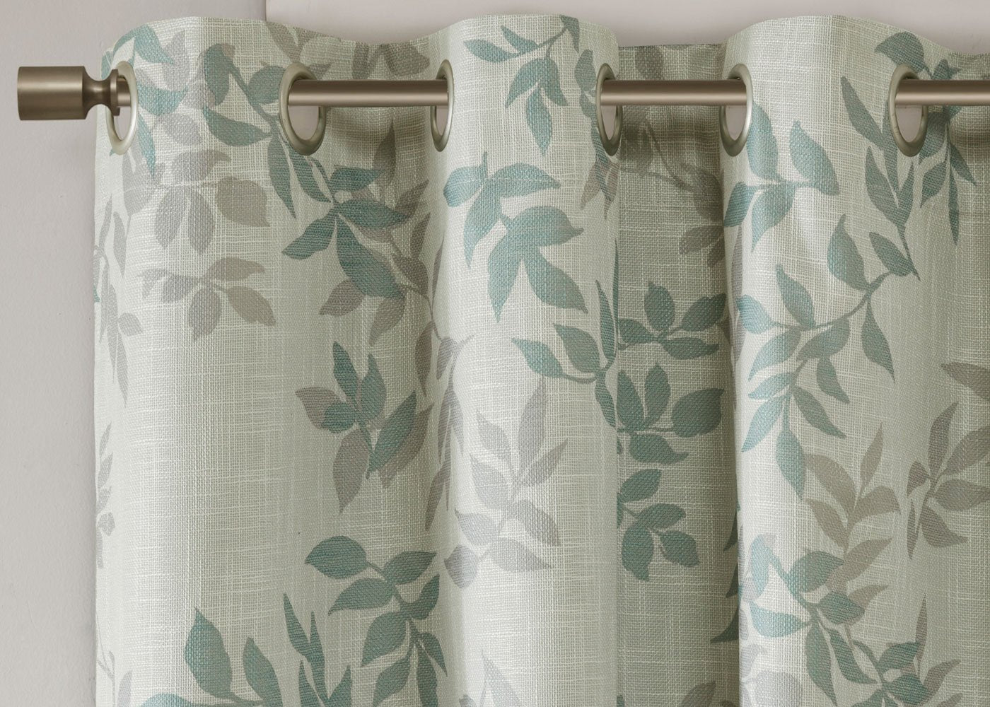 Julie Botanical Printed Blackout Grommet Top Curtain Panel by SunSmart