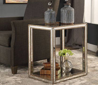 Julie Mirrored End Table by Uttermost