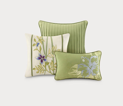 Kannapali Tropical Printed Cotton 7-Piece Comforter Set by Madison Park