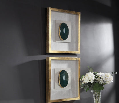 Keeva Agate Stone Shadow Box by Uttermost