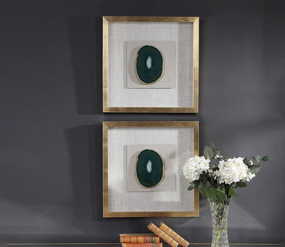 Keeva Agate Stone Shadow Box by Uttermost