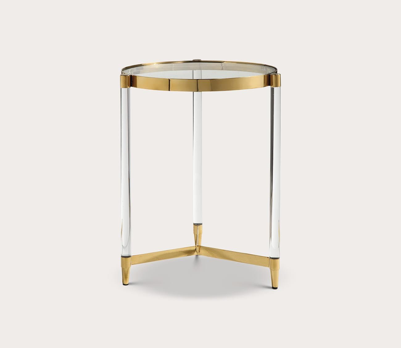 Kellen Glass Accent Table by Uttermost