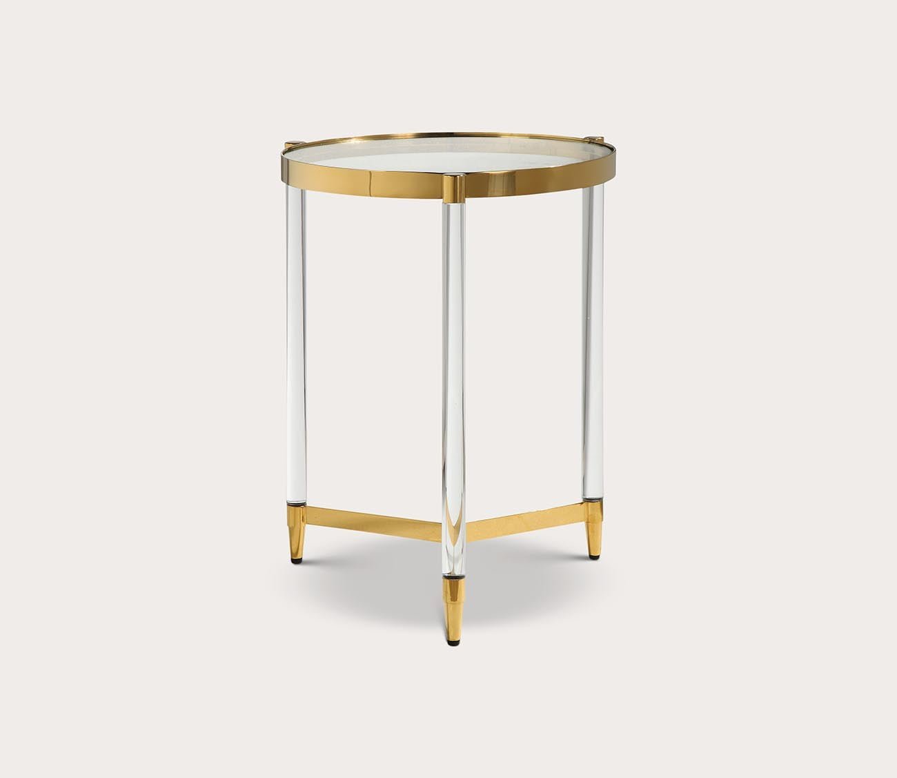 Kellen Glass Accent Table by Uttermost