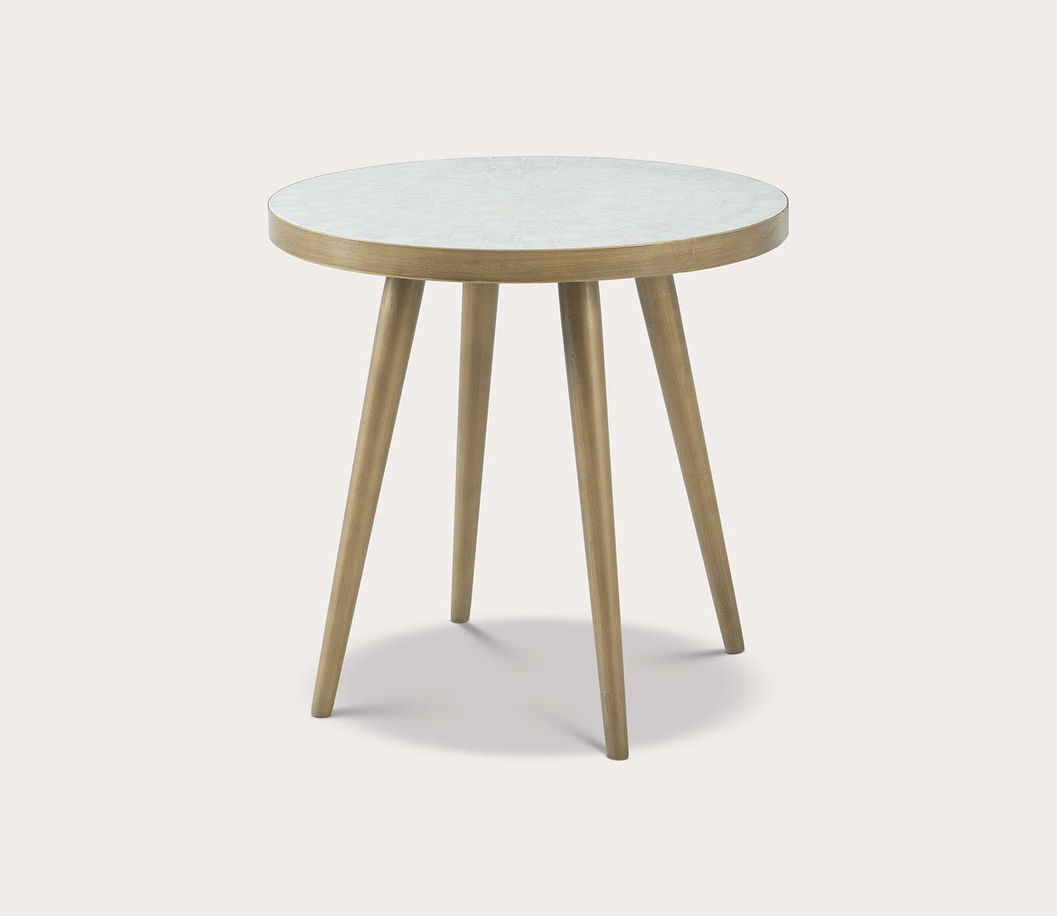 Kemira Round End Table by Bassett Mirror