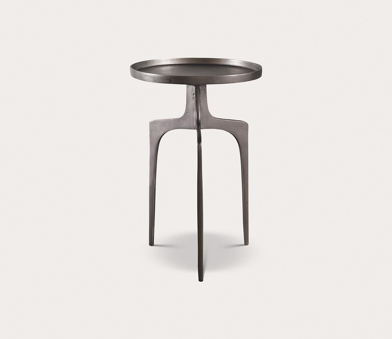Kenna Nickel Accent Table by Uttermost