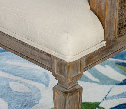 Kensington Cane Barrel Accent Chair by Linon