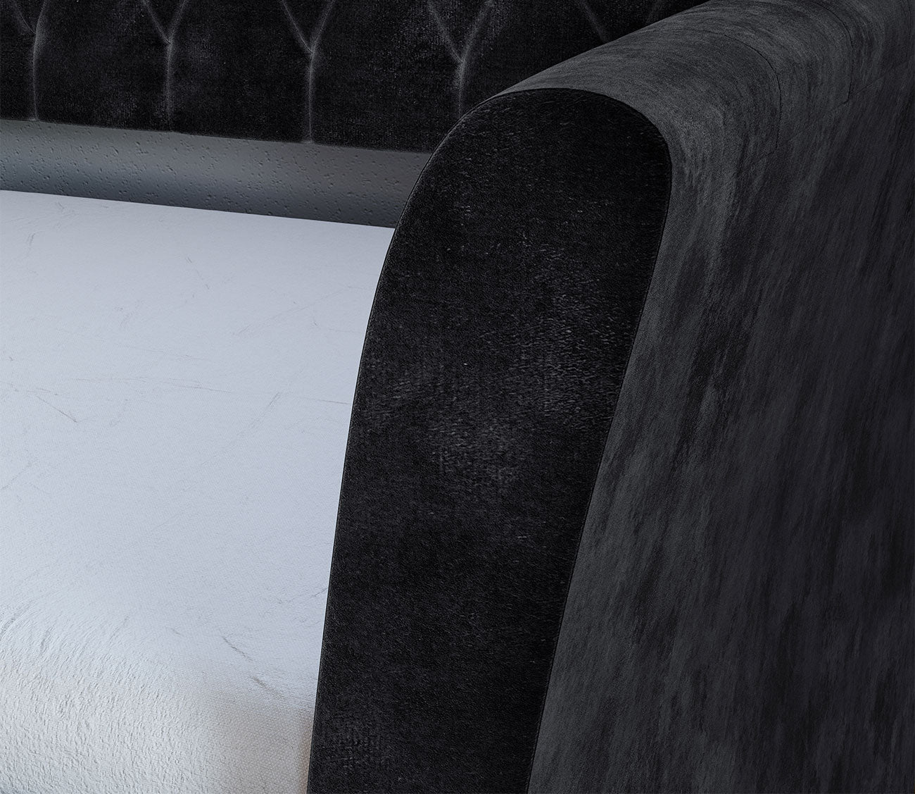 Kensington Tufted Velvet Daybed with Trundle by Arkotec