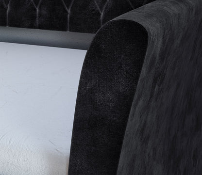 Kensington Tufted Velvet Daybed with Trundle by Arkotec
