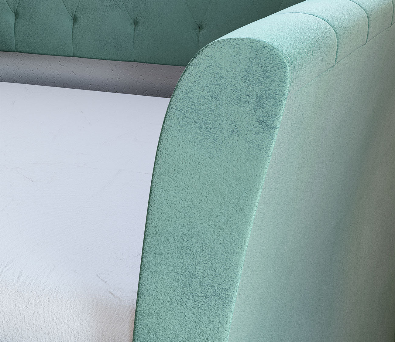 Kensington Tufted Velvet Daybed with Trundle by Arkotec