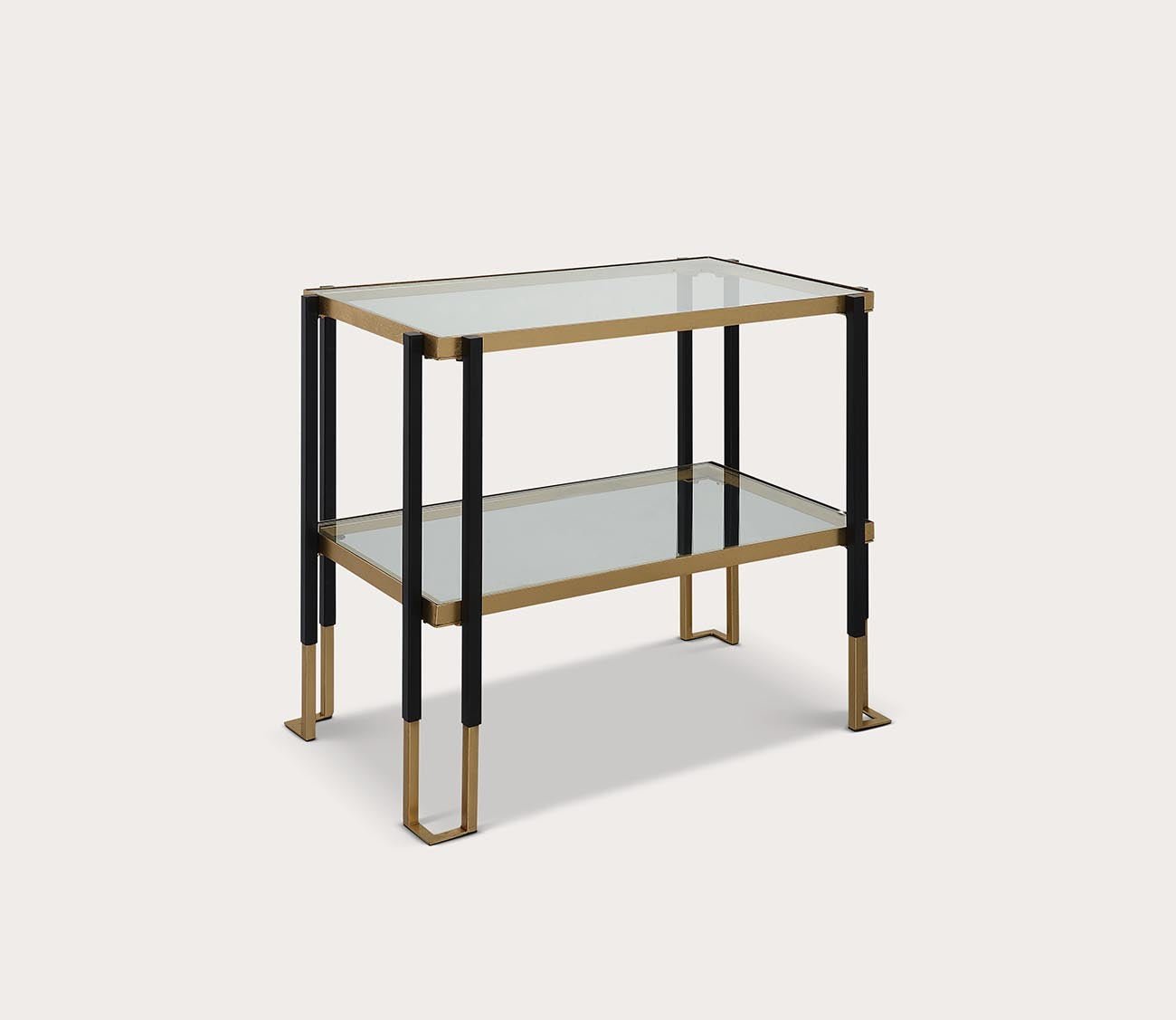 Kentmore Glass Side Table by Uttermost