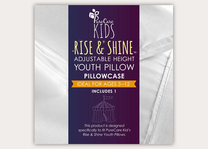 Kids Rise & Shine Cotton Pillowcase by PureCare