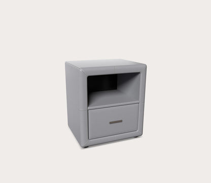 Kristal Faux Leather Upholstered Nightstand by Arkotec