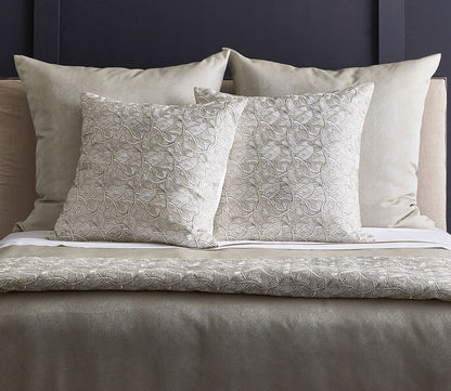 La Sirene Wave Embroidered Throw Pillow by Ann Gish