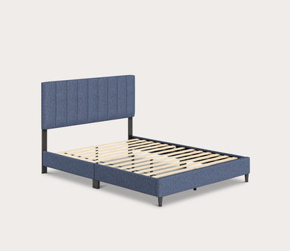 Lafayette Linen Fabric Upholstered Platform Bed by Arkotec