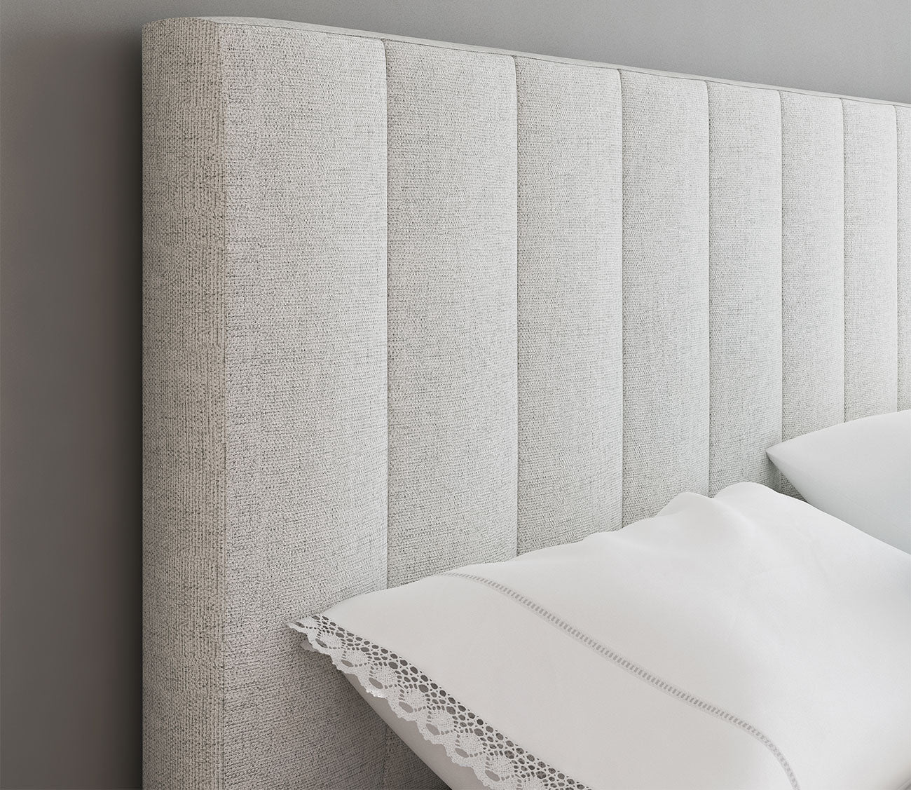 Lafayette Linen Fabric Upholstered Platform Bed by Arkotec