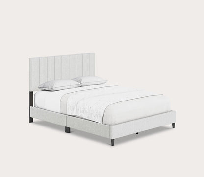 Lafayette Linen Fabric Upholstered Platform Bed by Arkotec