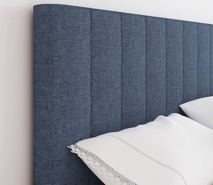 Lafayette Linen Fabric Upholstered Platform Bed by Arkotec
