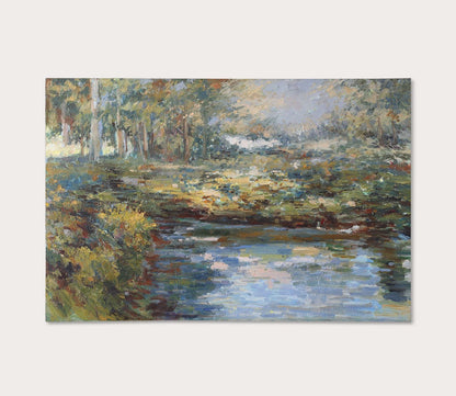 Lake James Hand Painted Canvas by Uttermost