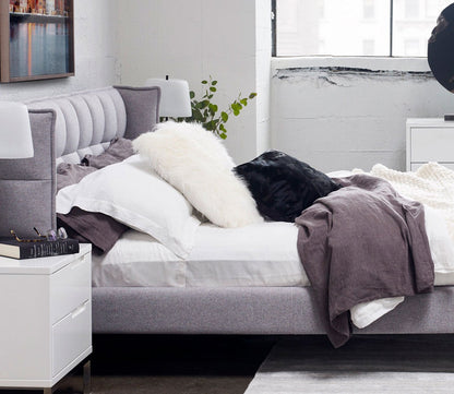 Lamb Fur Square Throw Pillow by Moe's Furniture
