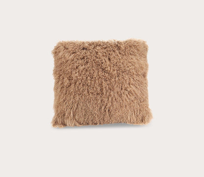 Lamb Fur Square Throw Pillow by Moe's Furniture