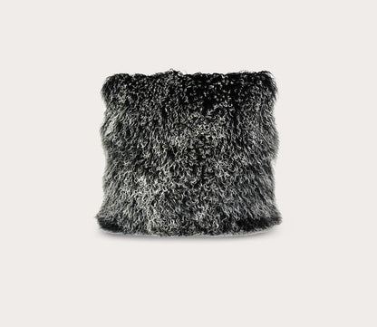 Lamb Fur Square Throw Pillow by Moe's Furniture