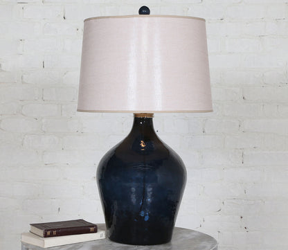 Lamone Blue Glass Table Lamp by Uttermost