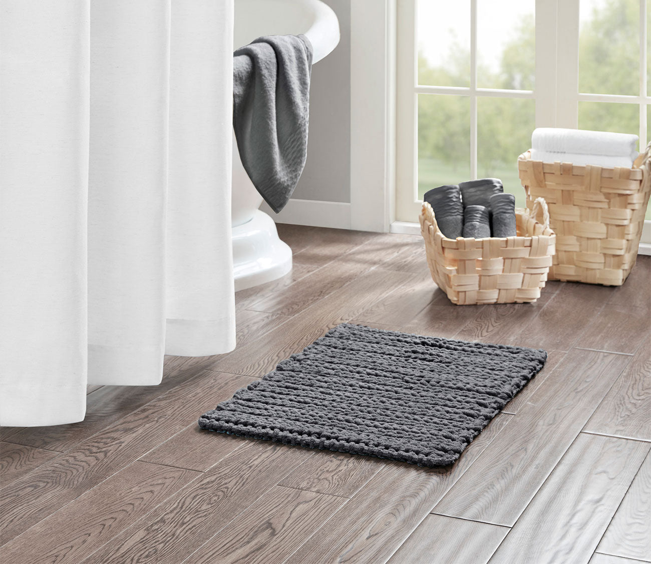 Lasso Chain Stitch Rug by Madison Park