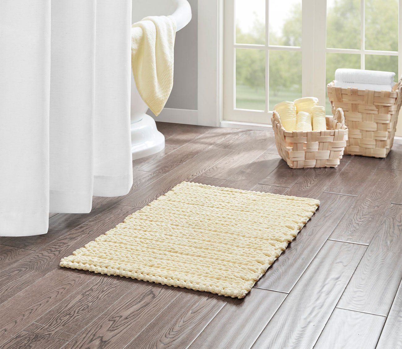 Lasso Chain Stitch Rug by Madison Park