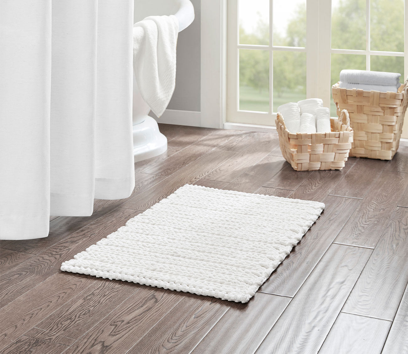 Lasso Chain Stitch Rug by Madison Park