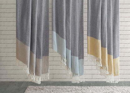 Lexi Color Block Throw Blanket by Urban Habitat