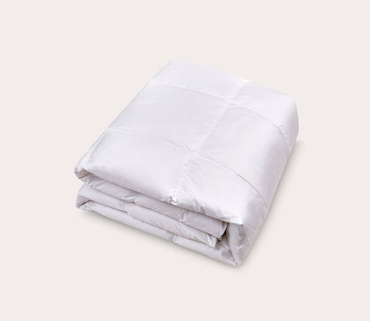 Light Warmth Ultra-Soft Nano-Touch White Down Fiber Comforter by Elle Décor