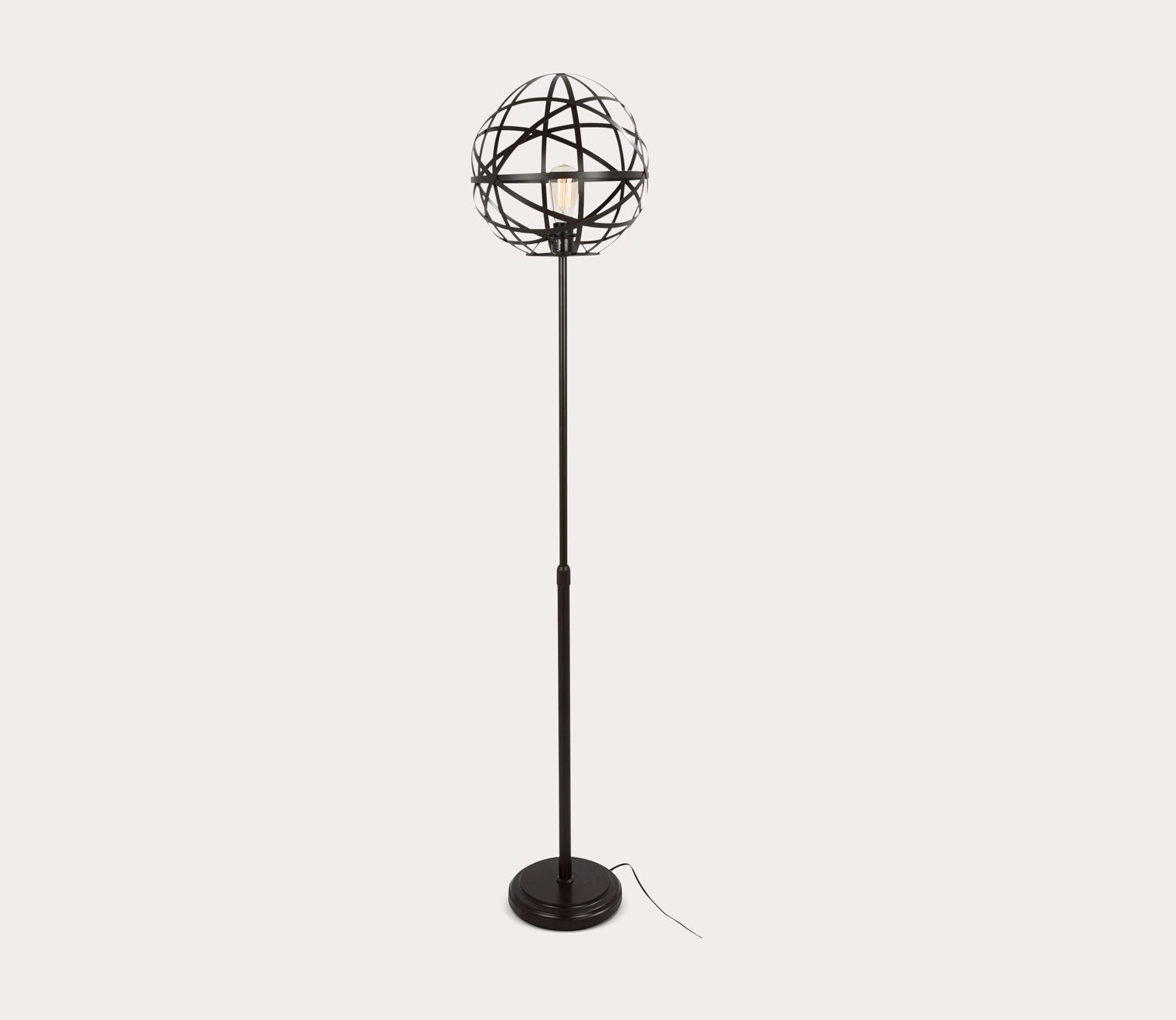 Linx Industrial Cage Metal Floor Lamp