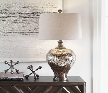 Liro Mercury Glass Table Lamp by Uttermost