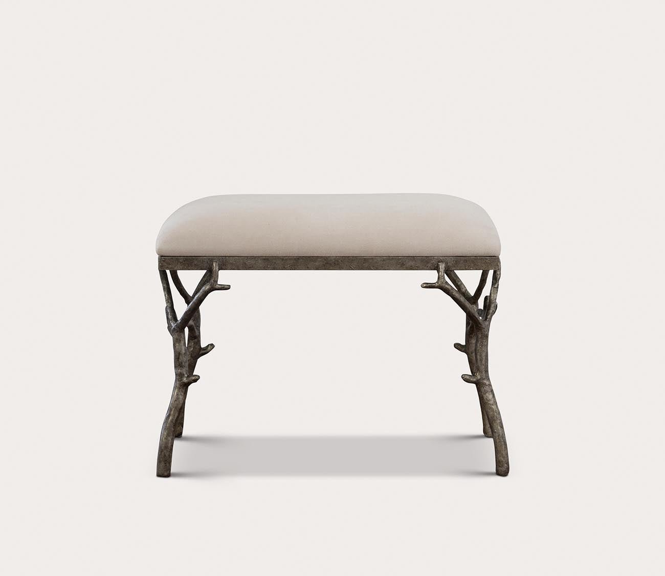 Lismore Small Fabric Bench by Uttermost