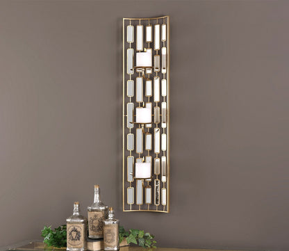 Loire Mirrored Wall Sconce by Uttermost
