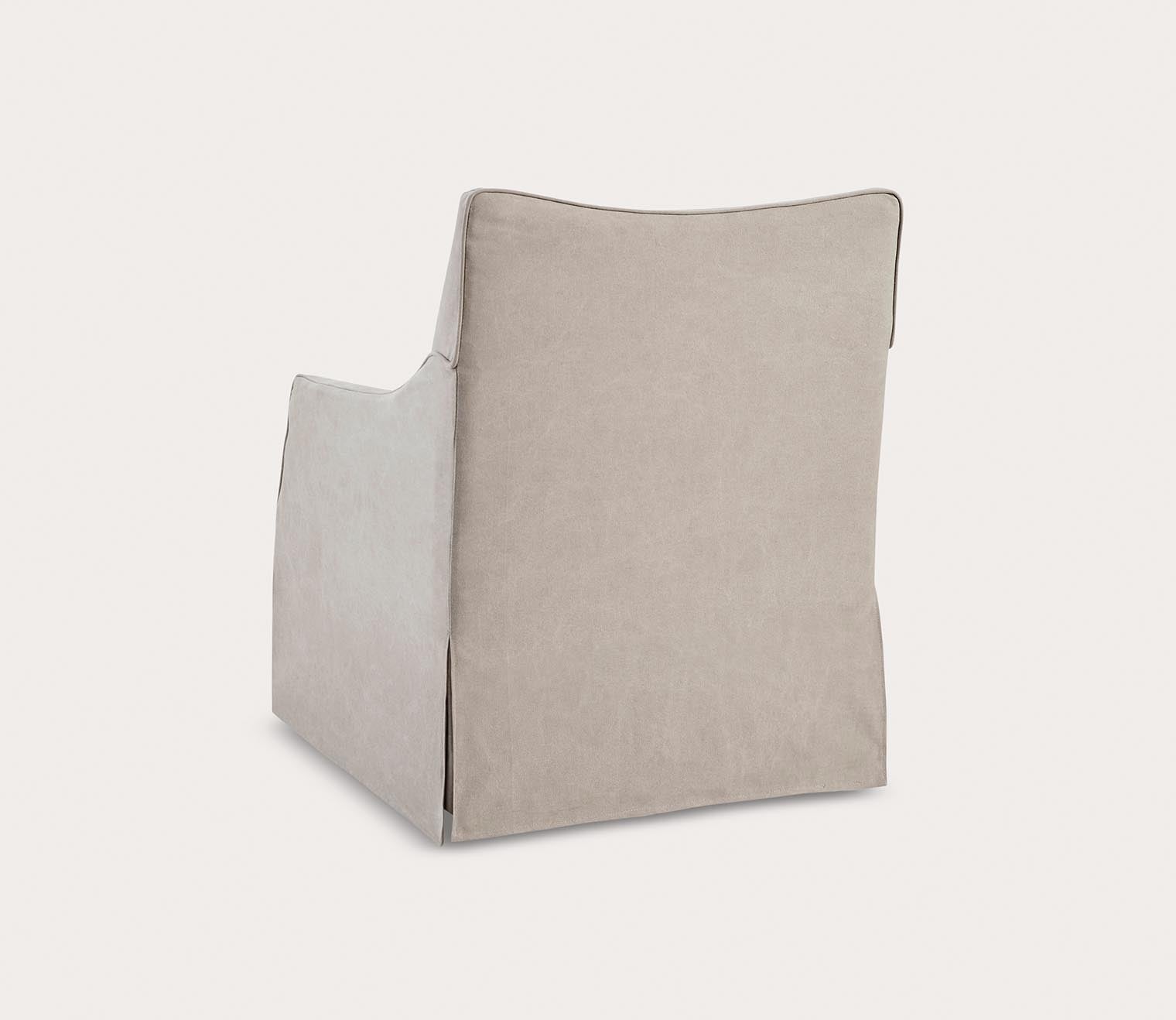 London Skirted Swivel Accent Chair by Martha Stewart