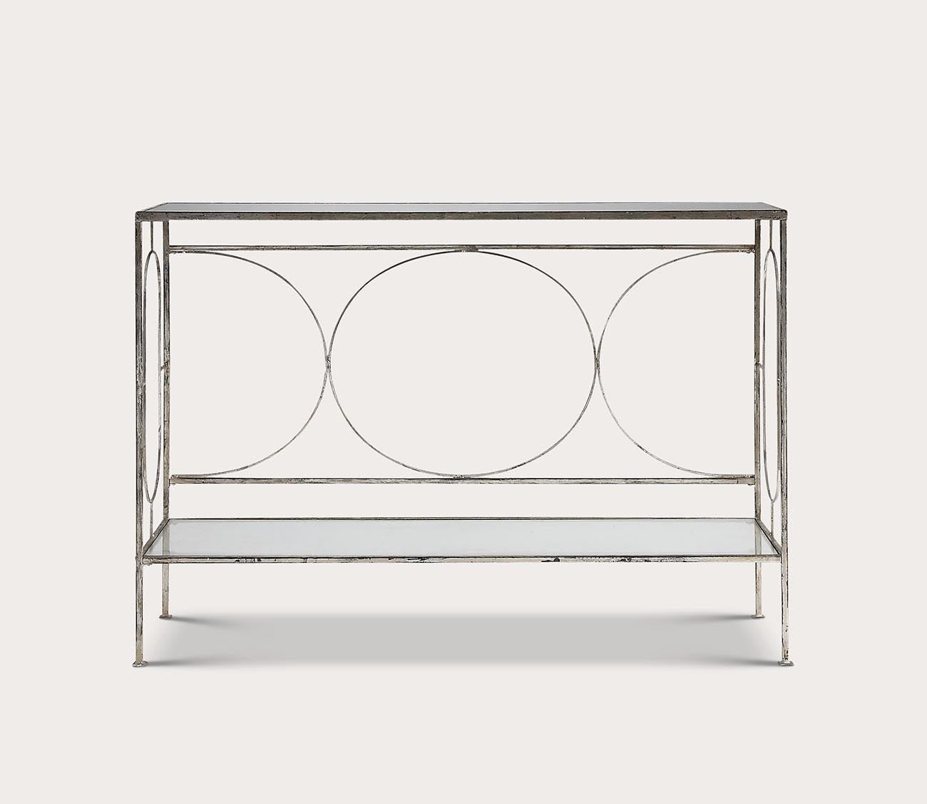 Luano Silver Console Table by Uttermost