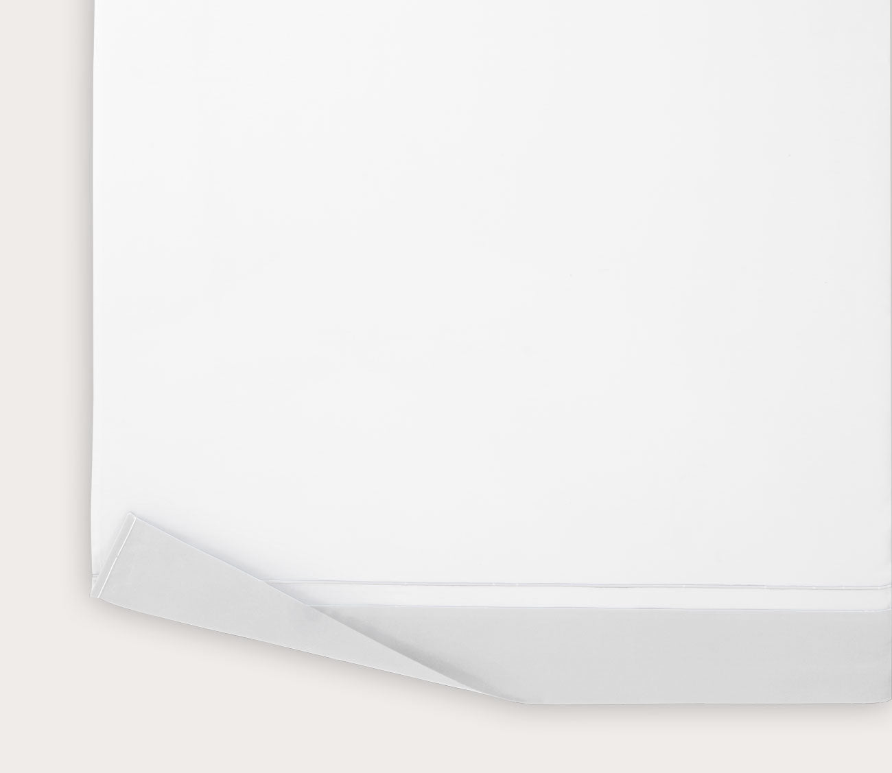 Lutece Organic Cotton Sateen Flat Sheet by Yves Delorme