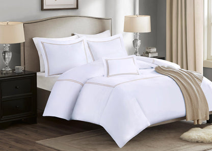 Luxury Collection 1000TC Cotton Sateen 4-Piece Duvet Cover Set by Madison Park Signature