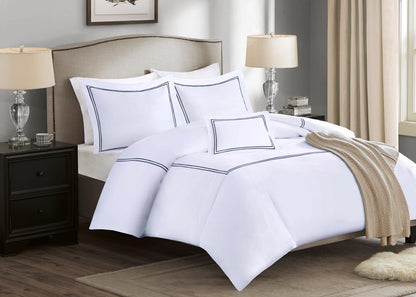 Luxury Collection 1000TC Cotton Sateen 4-Piece Duvet Cover Set by Madison Park Signature