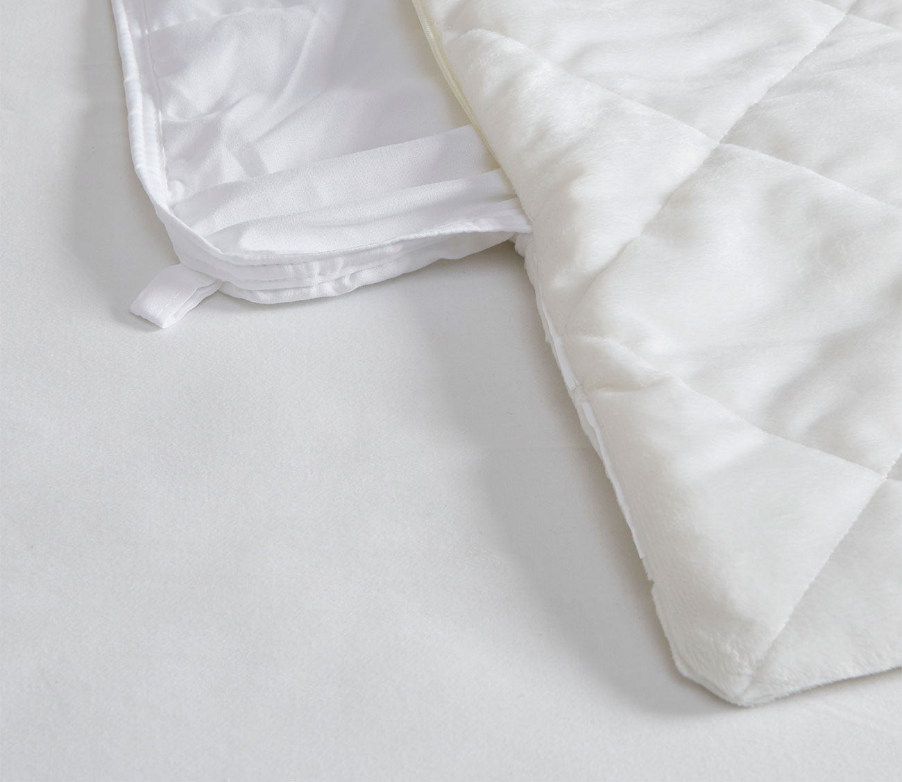 Luxury Quilted Faux Mink Weighted Blanket by Beautyrest