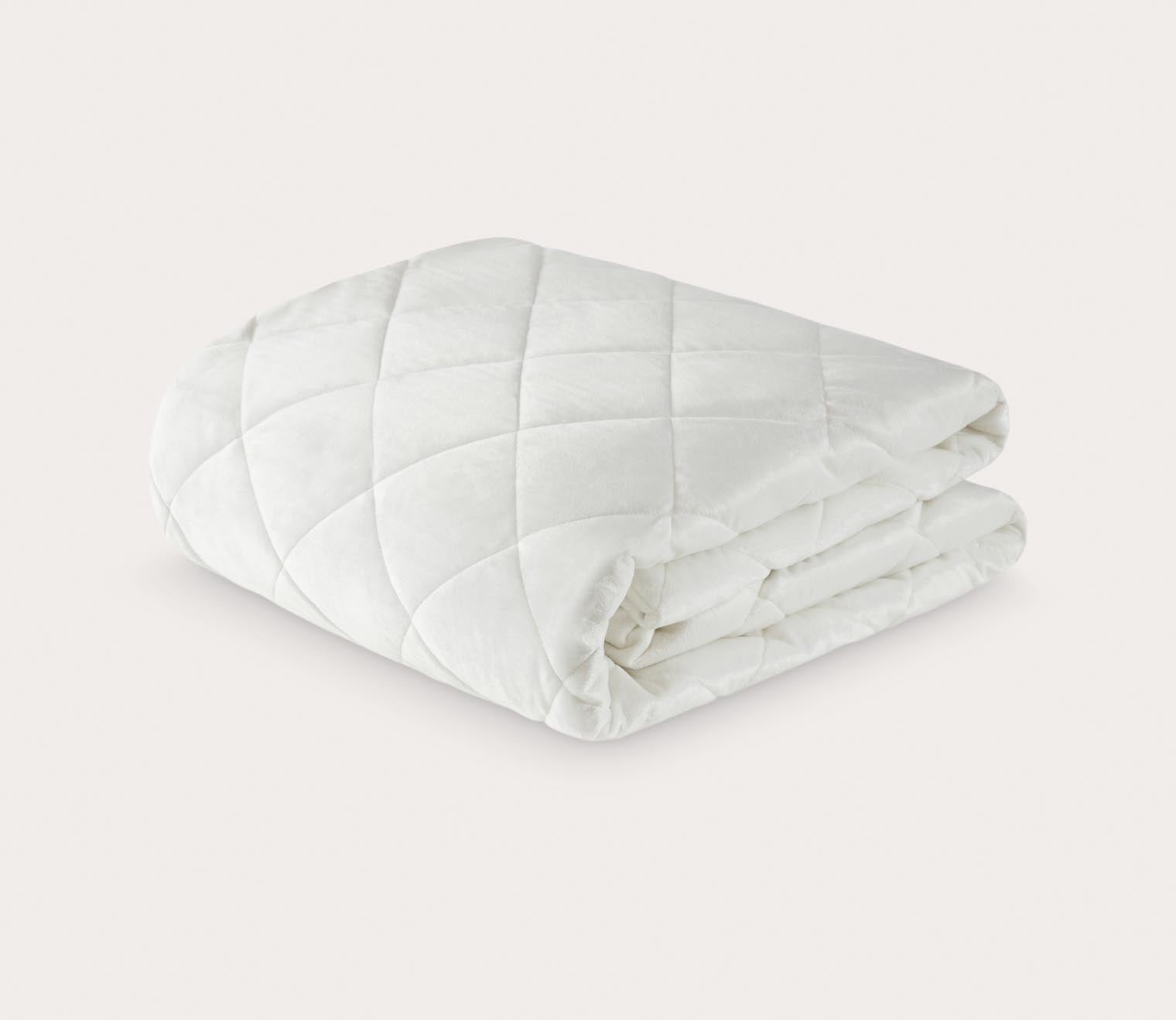 Luxury Quilted Faux Mink Weighted Blanket by Beautyrest