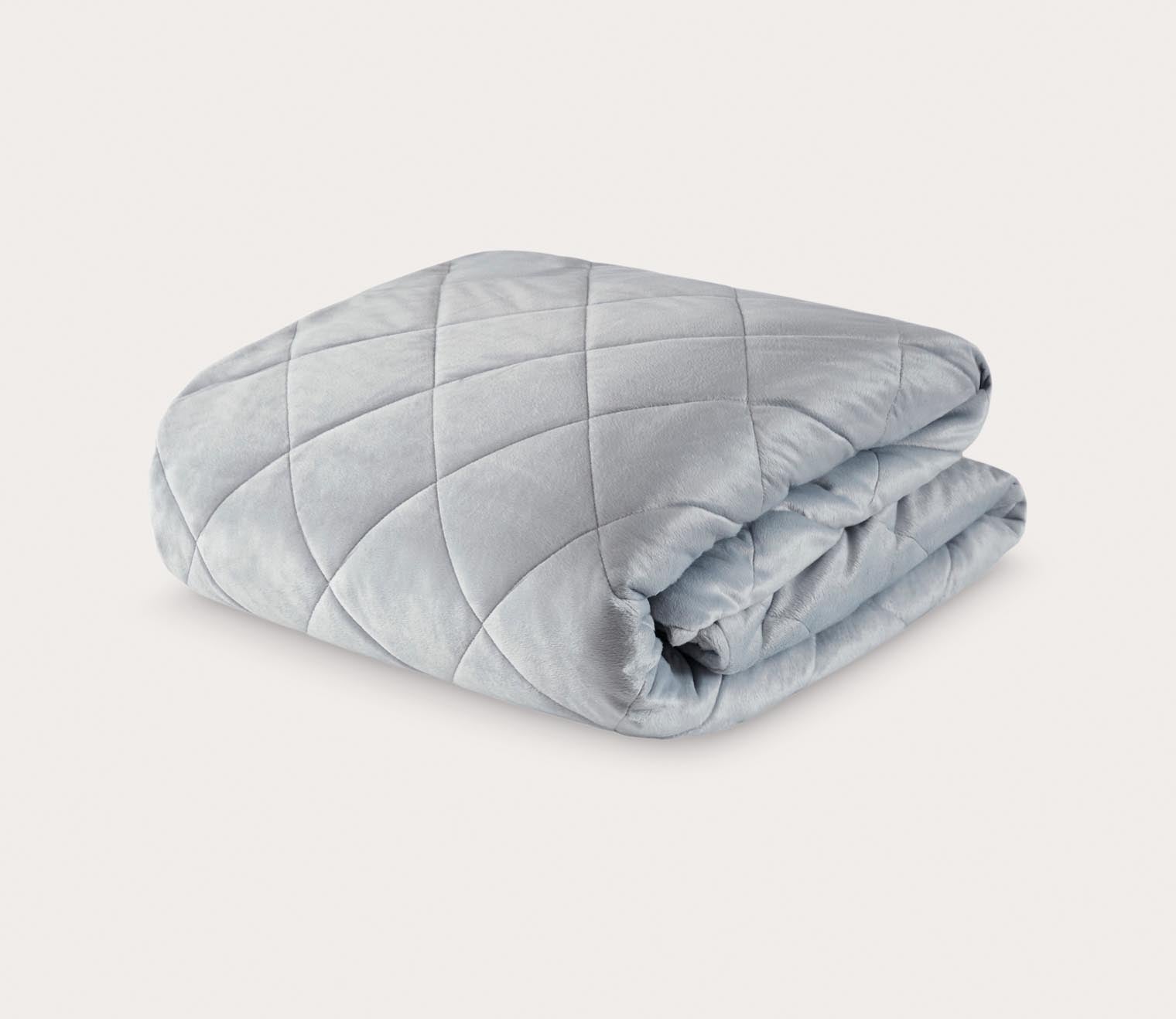 Luxury Quilted Faux Mink Weighted Blanket by Beautyrest