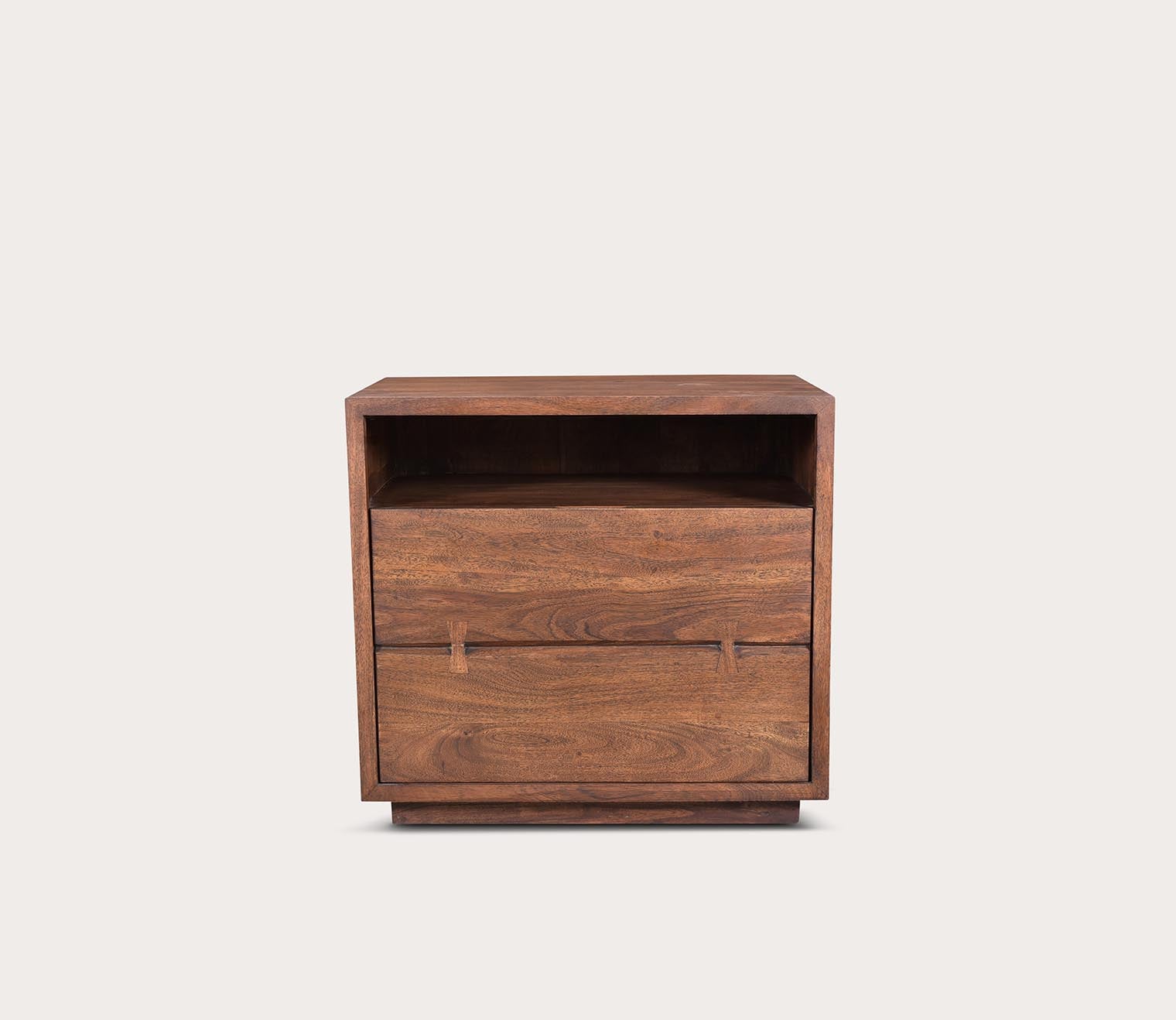 Madagasikara Solid Acacia Wood 1-Drawer Nightstand