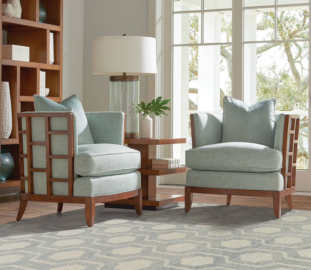 Maddox Lattice Geometric Rug
