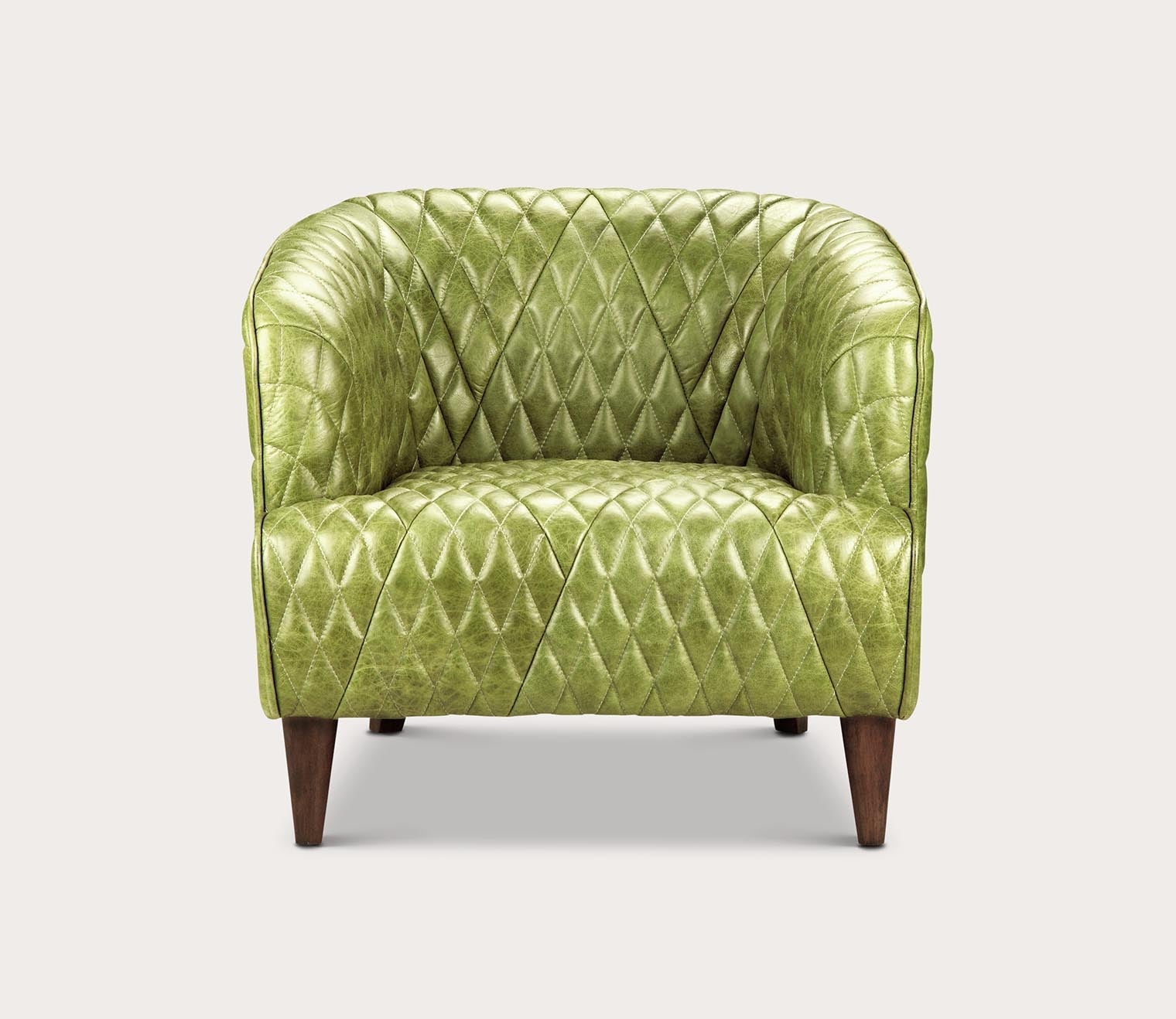 Magdelan Tufted Top-Grain Leather Armchair by Moe's Furniture