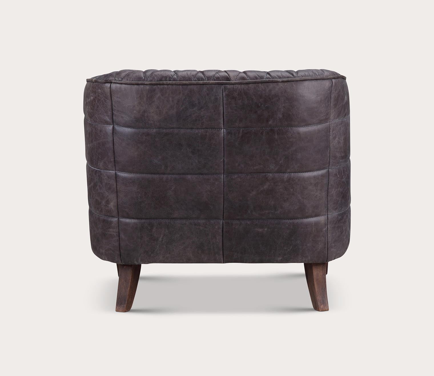 Magdelan Tufted Top-Grain Leather Armchair by Moe's Furniture